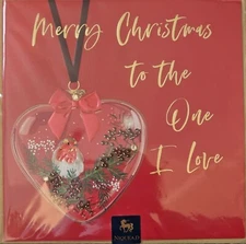 NIQUEA.D MERRY CHRISTMAS LOVE HEART GREETING CARD