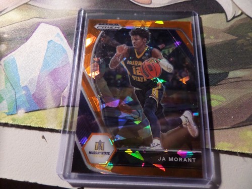 JA MORANT 2021 Prizm Draft Picks Orange Ice Prizm #64 NBA Basketball - Grizzlies
