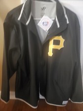 Pittsburgh Pirates NWT Dynasty Full Zip Windbreaker Mens Size Large