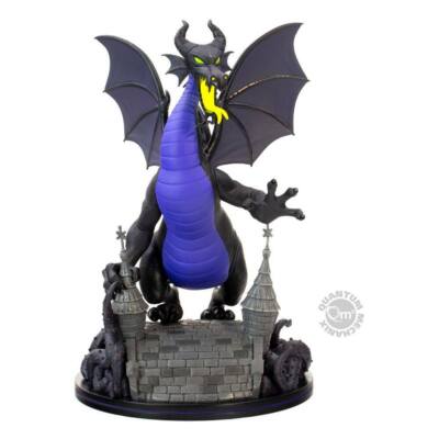 DISNEY Sleeping Beauty Maleficent Dragon Q-Fig Max Elite Figure Quantum Mechanix