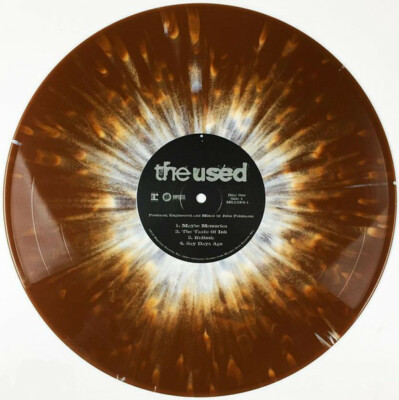 The Used: Self Titled Brown w/Cream Splatter Vinyl LP/500. In Love