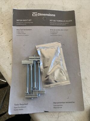 VT Industries Miter-Bolt Kit NEW SEALED!