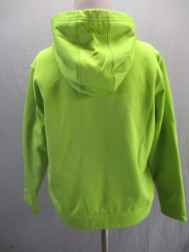 Under Armour Size XL Kids Unisex Lime Pocket Fleece Lined Athletic Hoodie 470 - Picture 4 of 9