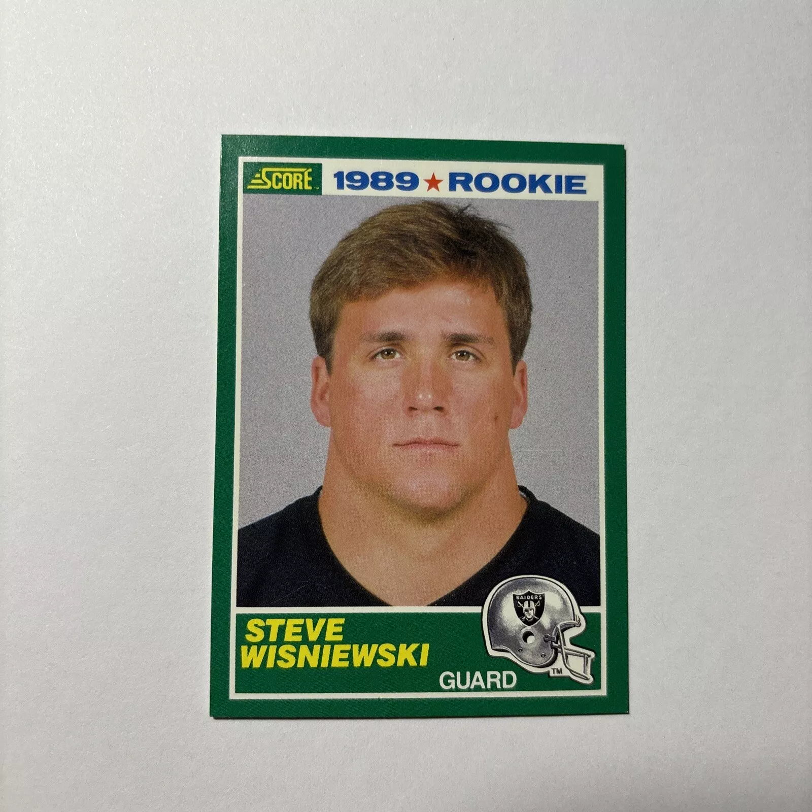 Steve Wisniewski trading card