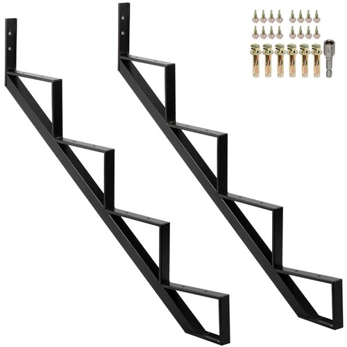 Secure 4-Step Metal Stair Stringer with Easy Installation - 3000 lbs Load - Picture 3 of 10