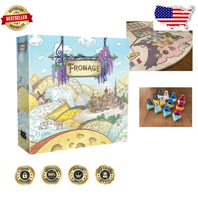 Become a Cheese Artisan in Fromage - Family-Friendly 1-4 Player Strategy Game