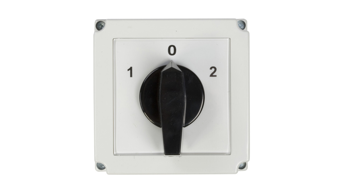 Cam switch 1-0-2 3P 40A in cover 4G40-53-PK 63-840345-041 /T2UK