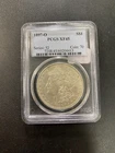 1897 O MORGAN DOLLAR PCGS XF-45 - BETTER DATE SILVER DOLLAR - CERTIFIED SLAB -$1