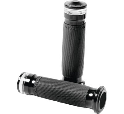 Performance Machine Vision Series Contour LED Turn Signal Grips 0063-2100M-B