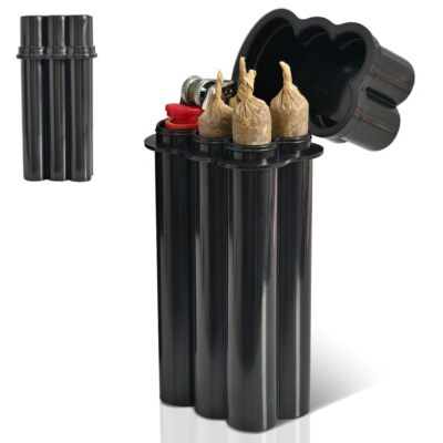 cigarette canister Box 50 Thick Cigarettes Large Capacity Cigarette Box Bulk Cigarette Storage Container Cigarette Storage Container Used for Storing Cigarettes(Black) : Health & Household Pre-Roll Cigarette Container 100-Pack Plastic