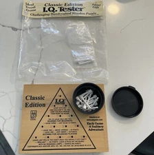 Classic Edition Wood PegGame Iq Tester Challenging and Fun Board Game