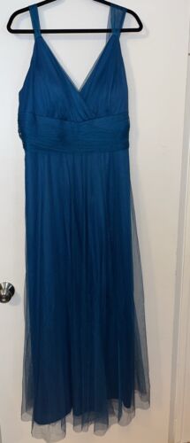 Beautiful Blue Plus Size Evening Dress Size 2XL - Picture 1 of 6