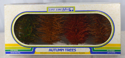 Life Like Trains 4 Autumn Trees All Scales HO N O S Red Yellow Green Orange