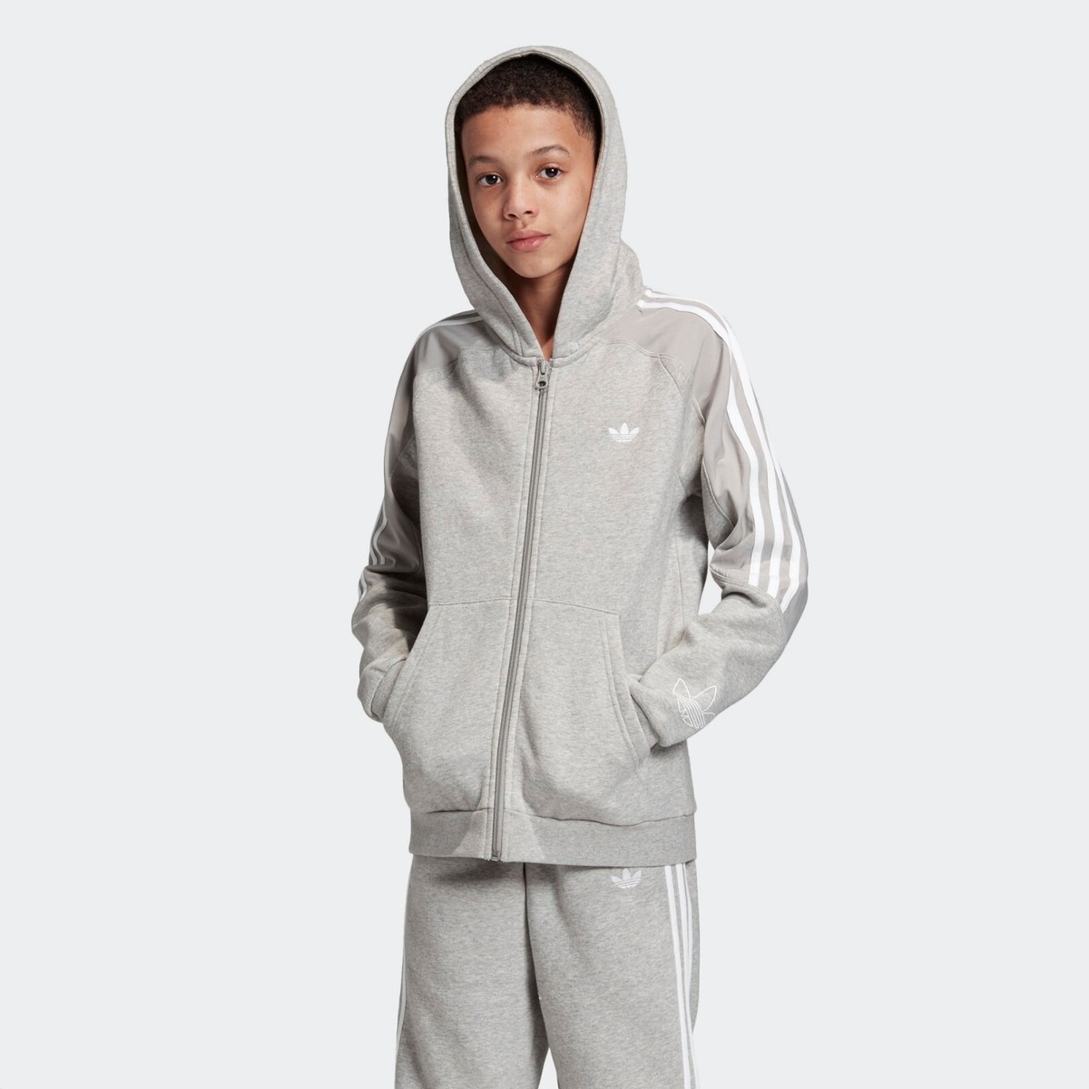 Hooded sweatshirt adidas Originals Outline Hoodie Size UK1415