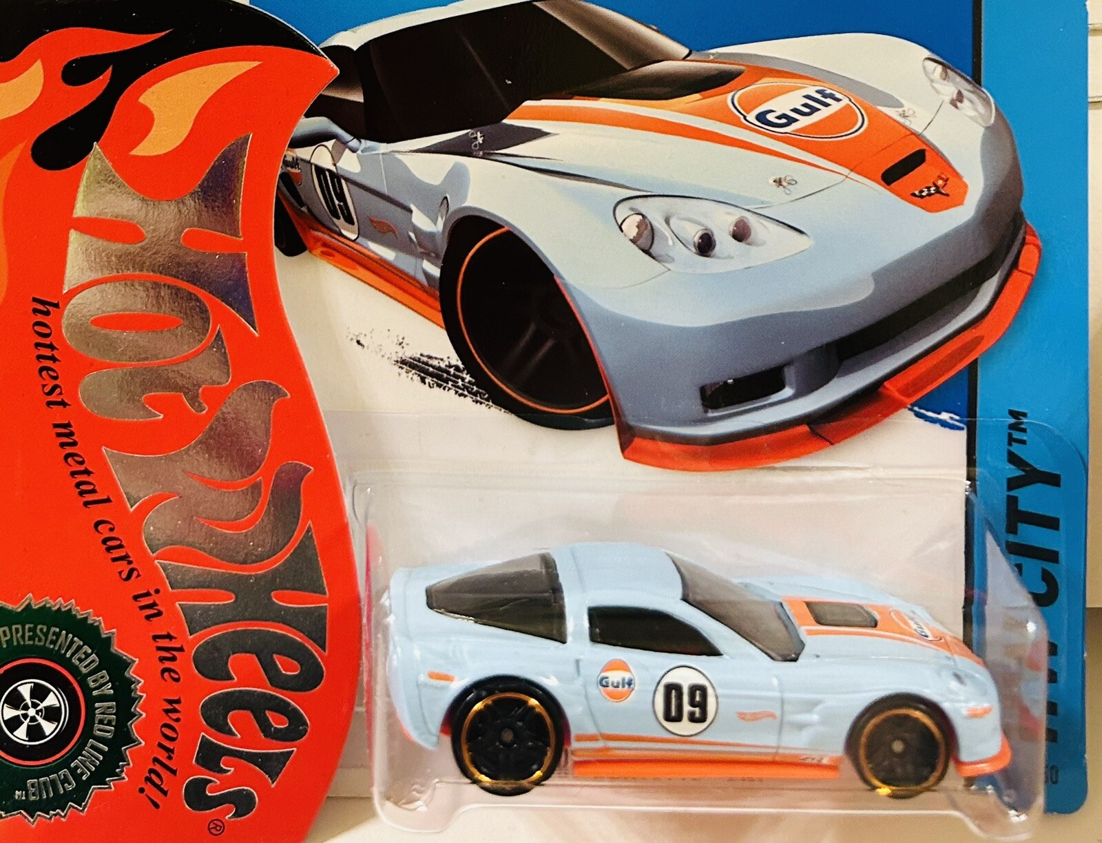 Hot Wheels #12 HW City- 2015 HW Performance '09 CORVETTE ZR1 Blue🔥