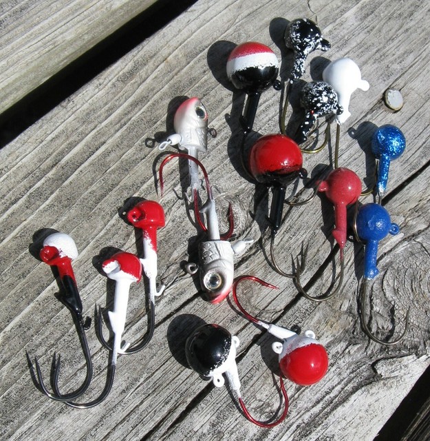 Barnacle Head Gumball Lipstick & Minnow Mix Lot of 15 River Casting