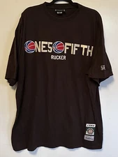 Rucker Vintage One Fifth Stall And Dean Short Sleeve Basketball Shirt Sz 3X.