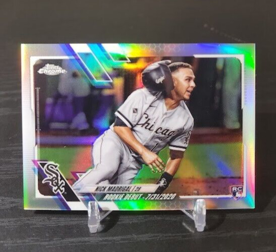 2021 Topps Chrome Update Refractors White Sox Card #USC89 Nick Madrigal /250