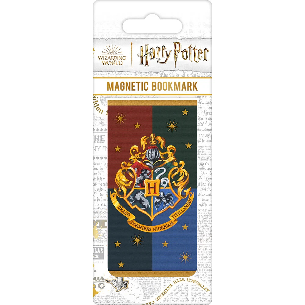 Harry Potter - Hogwarts Colourful Crest - Magnetic Bookmark MS65183 py