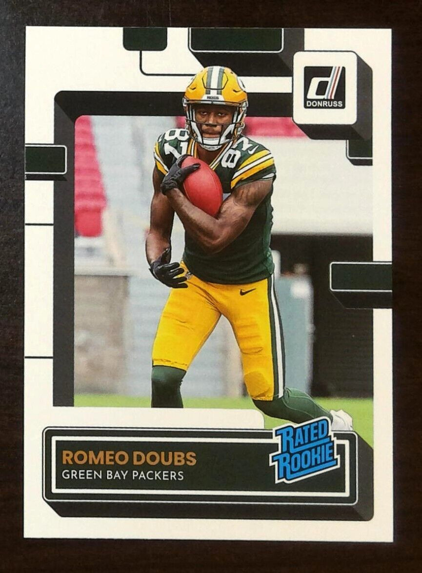 2022 Donruss Rated Rookie Romeo Doubs RC #335 Packers Football Card