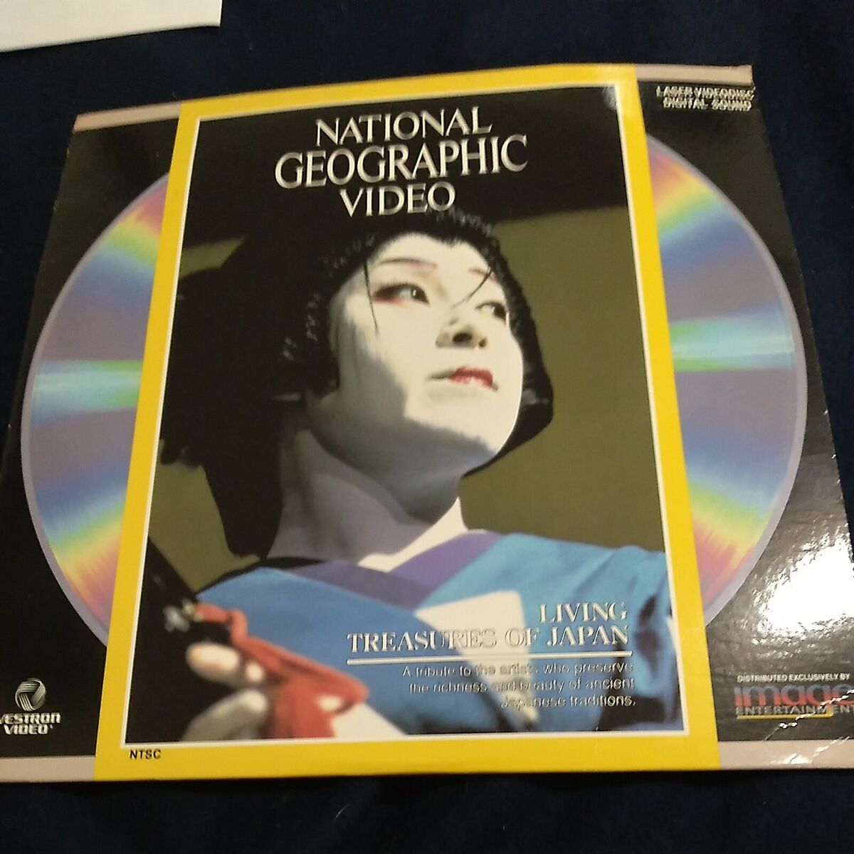 LIVING TREASURES OF JAPAN LaserDisc National Geographic LIVING TREASURES OF JAPAN LaserDisc National Geographic