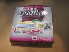 Schick Quattro for Women Razor Refill 8 Cartridges.