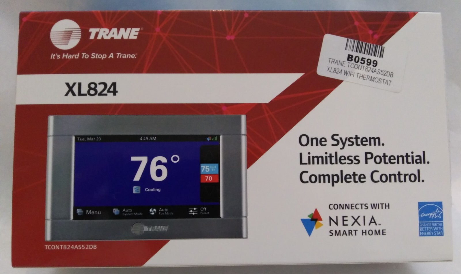 Trane XL824 Programmable Thermostat eBay