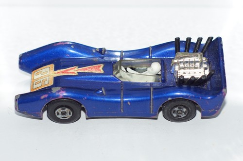 ORIGINAL Matchbox Superfast Blue Shark No 61 - Blue Color 86 - Lesney - England - Picture 5 of 12