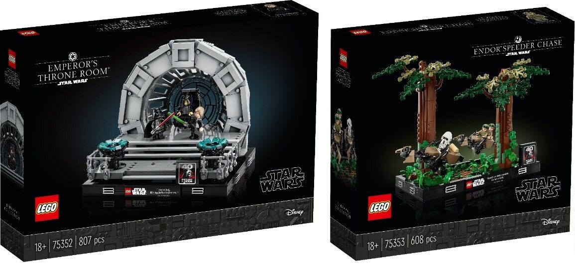 Диорама Трон императора LEGO Star Wars 75352 75353 NEU N05/23