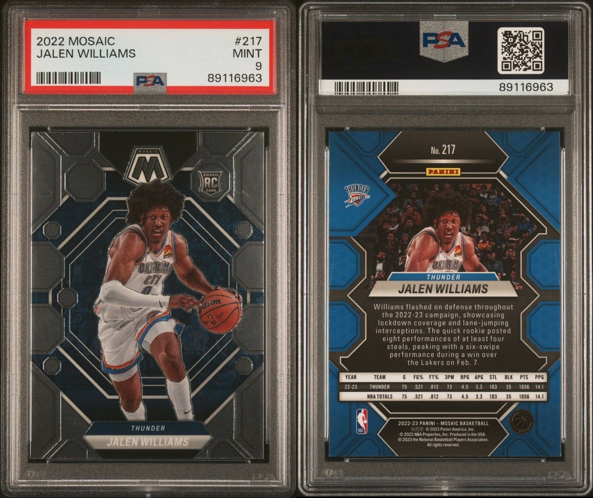 2022-23 Panini Mosaic - Rookies Jalen Williams #217 (RC) for