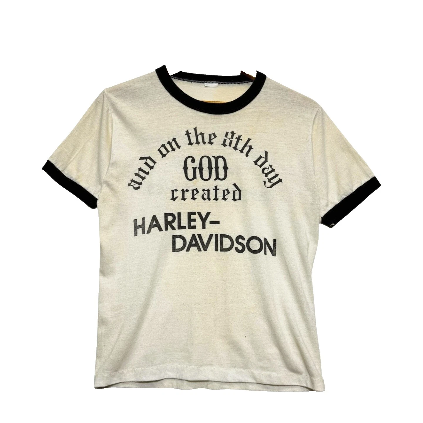 Harley-Davidson Short Sleeve 1970s Vintage T-Shirts for Men