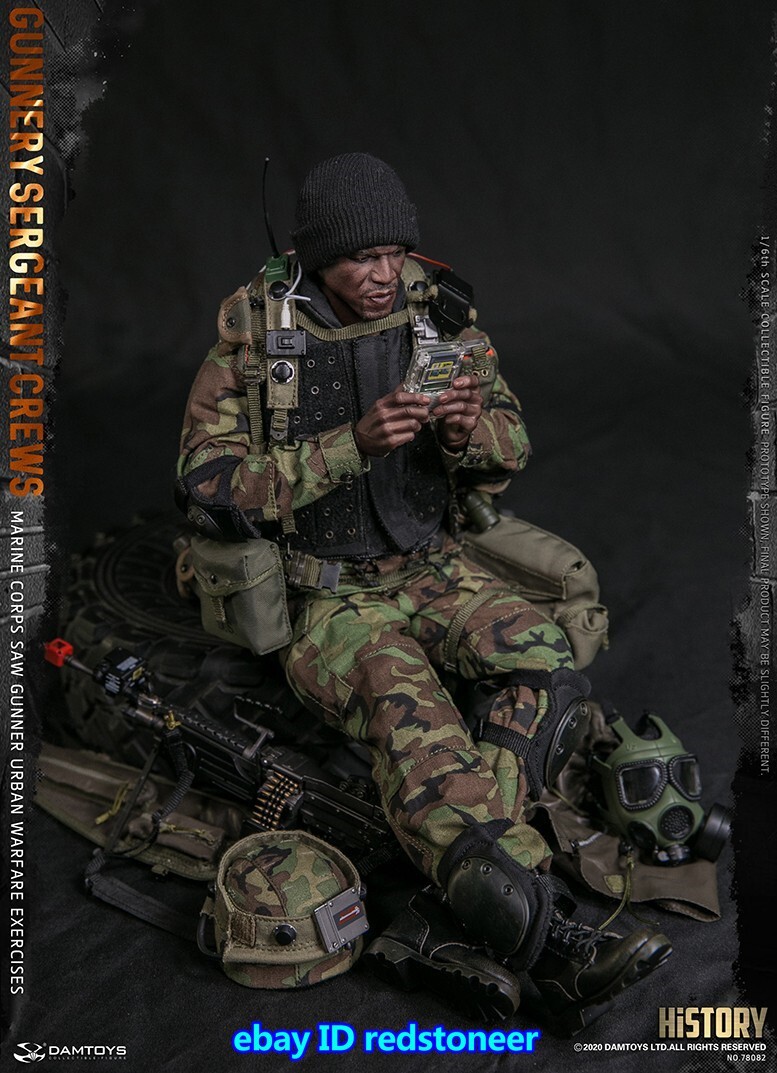ミリタリー 1/6MARINE CORPS GUNNERY SERGEANT CRRWS DAMTOYS Marine Corps Gunnery Sergeant Crews Urban Warfare 1