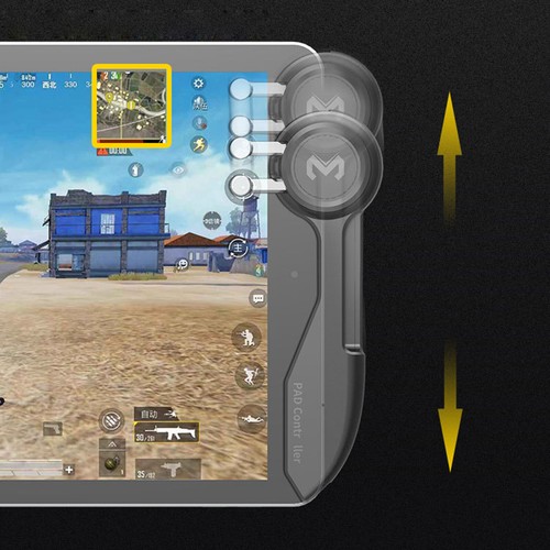 For iPad Tablet Cellphone PUBG Game Six Finger Game Joystick Trigger Handle Kits - Picture 6 of 12