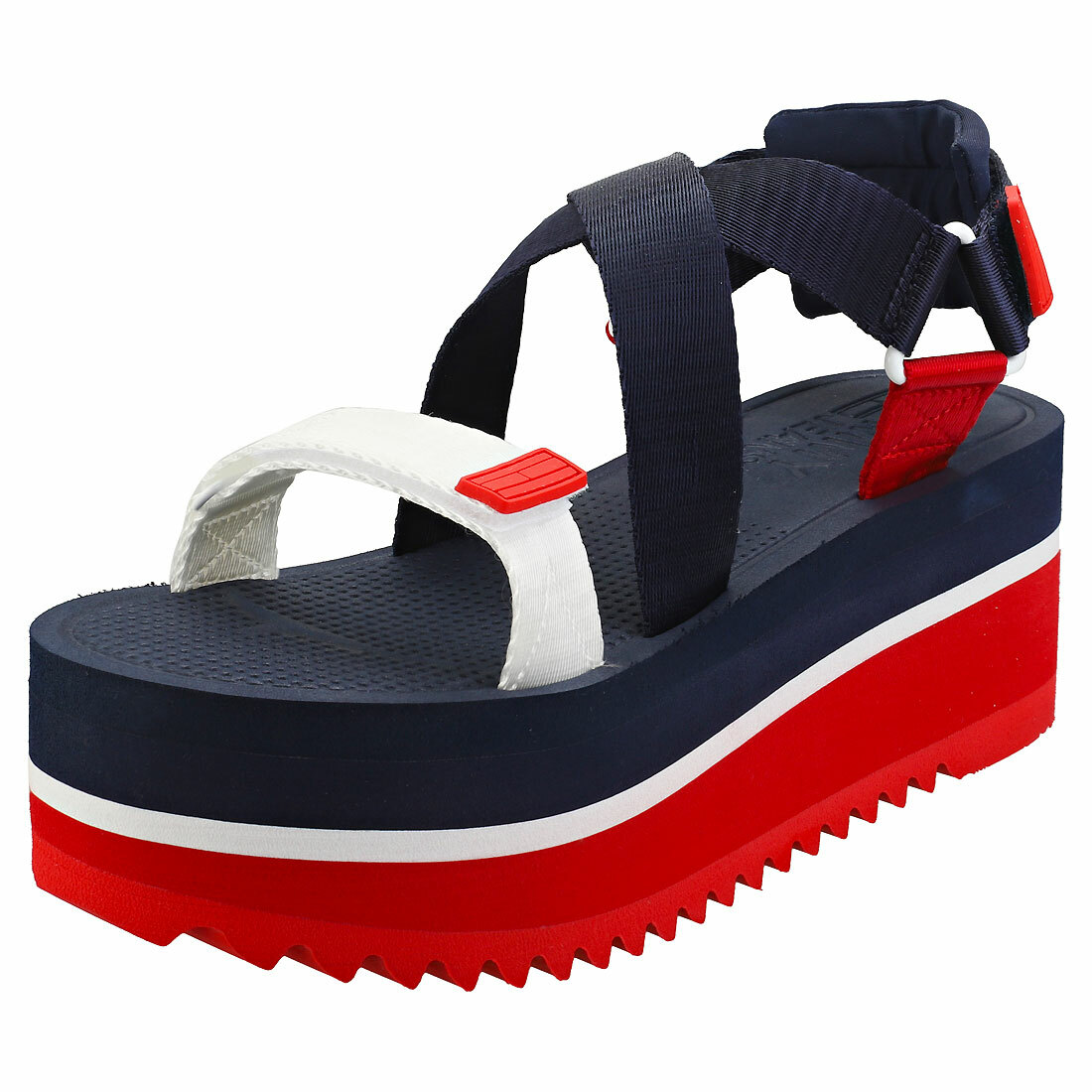 tommy jeans flatform sandals