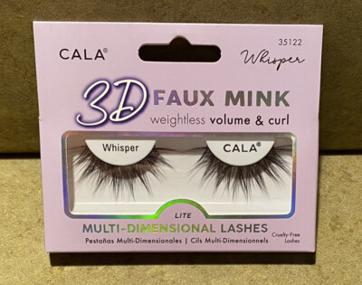 Cala 3D Faux Mink WHISPER #35122 Multi-Dimensional Eye Lashes