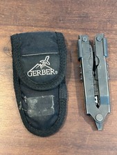 Gerber Multiplier MP600 Black Multi-Tool Needle Nose Pliers Carbide Cutters G131