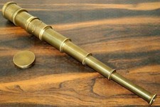 Victorian Marine Old Antique Telescope 18" Maritime Nautical Brass Spyglass