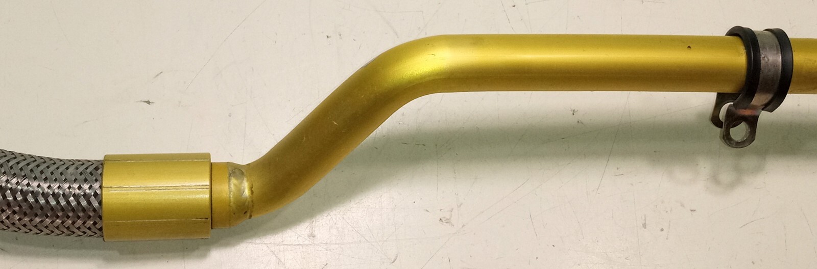 Ferrari 348 Engine Oil Pipe Line Tank Pump Connection Tube Hose_141819_TB_TS