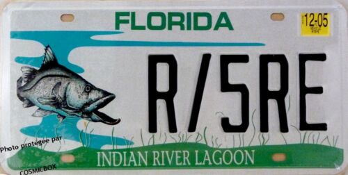 FLORIDE American License Plate Fishing Fisherman Pike Carnival USA - Picture 1 of 1