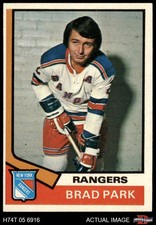 1974 Topps #50 Brad Park Rangers-Hockey HOF 5 - EX