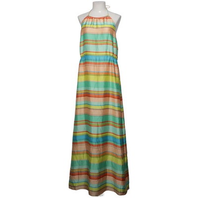 Ann Taylor, Maxikleid, Größe: 44, Blau/Grün/Gelb/Orange, Polyester #DV0