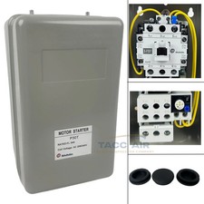 5 HP Single Phase Magnetic Starter Motor Control Switch Box 220 - 240 Volt 1 PH