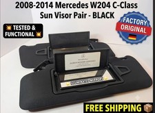 Oem 2008-2014 Mercedes W204 C250 C300 C350 C63 Front Sun Visor Set Black Oem 2008-2014 Mercedes W204 C250 C300 C350 C63 Front Sun Visor Set Black