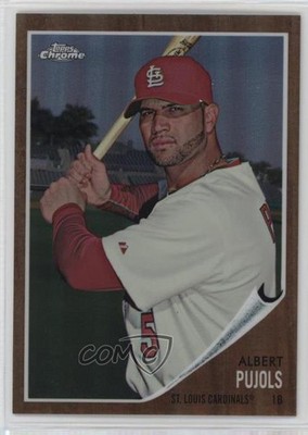 2011 Topps Heritage Chrome Refractor 249/562 Albert Pujols #C145 0r4
