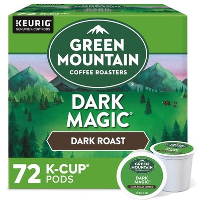 Sustainably Sourced Dark Magic Coffee Pods - 72 Count Dark Roast Delicacy