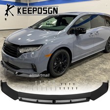 For Honda Odyssey Front Bumper Lip Splitter Spoiler Body Kits Parts Accessories For Honda Odyssey Front Bumper Lip Splitter Spoiler Body Kits Parts Accessories