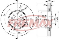Bremsscheiben für Audi A1 Sportback 8X Skoda Fabia I 6Y Combi 6Y5 Limo ab 98->