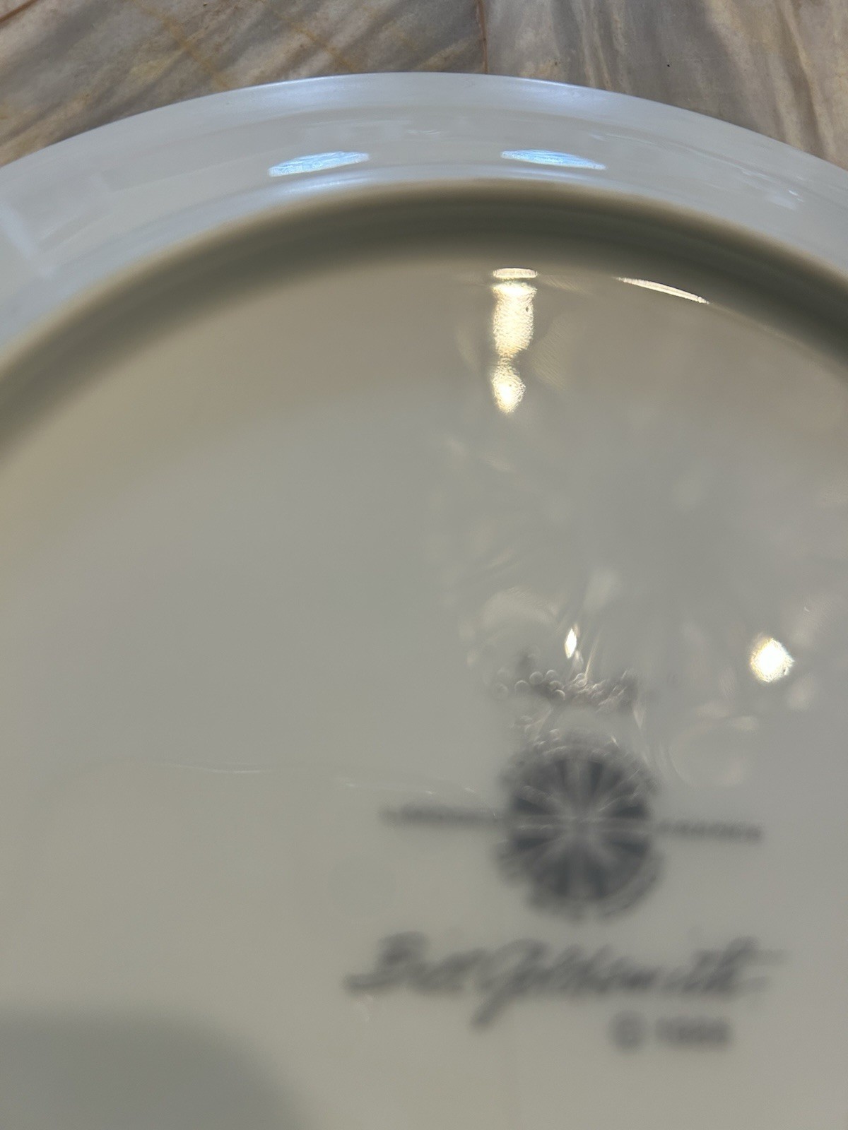 Bill Goldsmith Compote Limoges Plate Pears