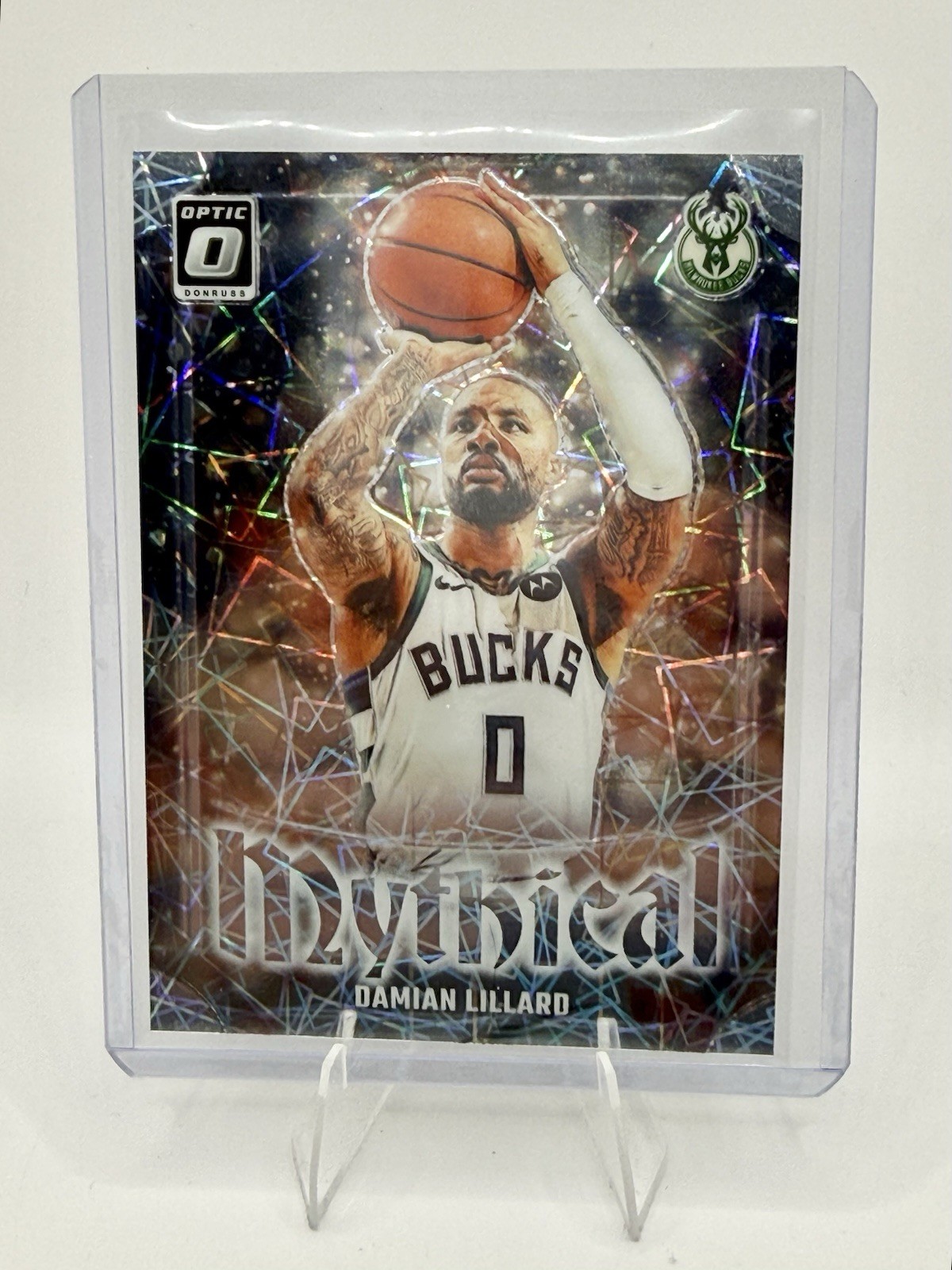 2024-25 Panini Donruss Optic Mythical Damian Lillard SSP Case Hit Bucks