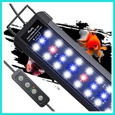 11W Aquarium LED Light for 12 to 18 Inch Extendable Fish Tank Light with Full...